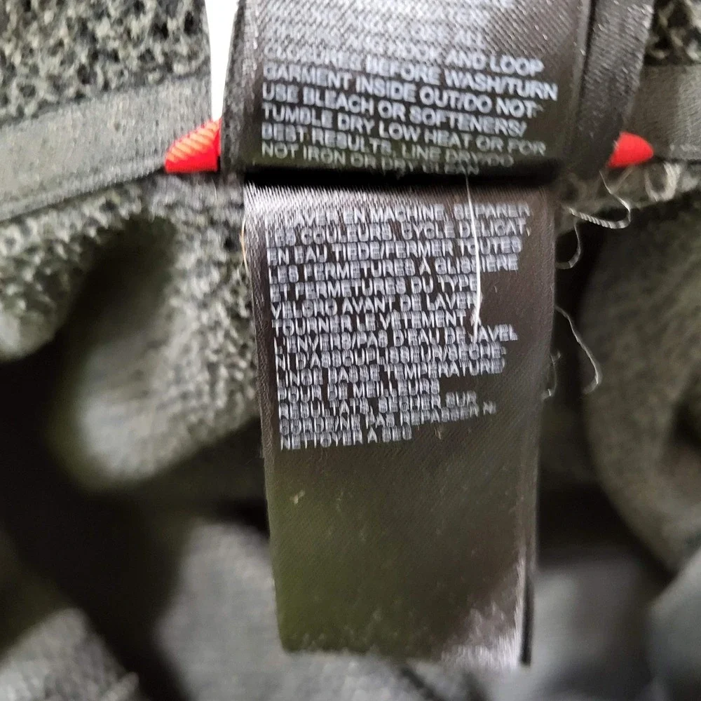 The North Face Men Jacket XL Gray Logo Embroidery NF00C865 Activewear